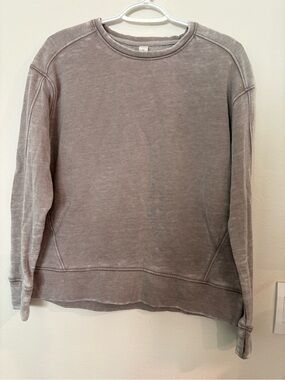 Balance Collection Ladies Crewneck Sweater - washed out Brown
